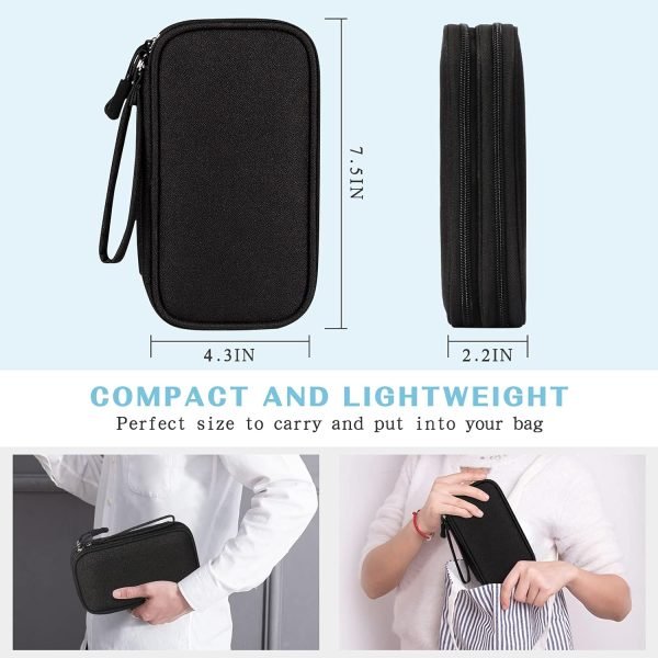 FYY Travel Cable Organizer Pouch Electronic Accessories Carry Case Portable Wate... - Image 3