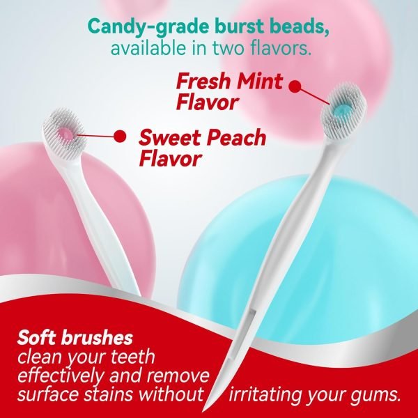 cleaings® Mini Brushes-Disposable Toothbrushes with Toothpaste and Pick for Work... - Image 5