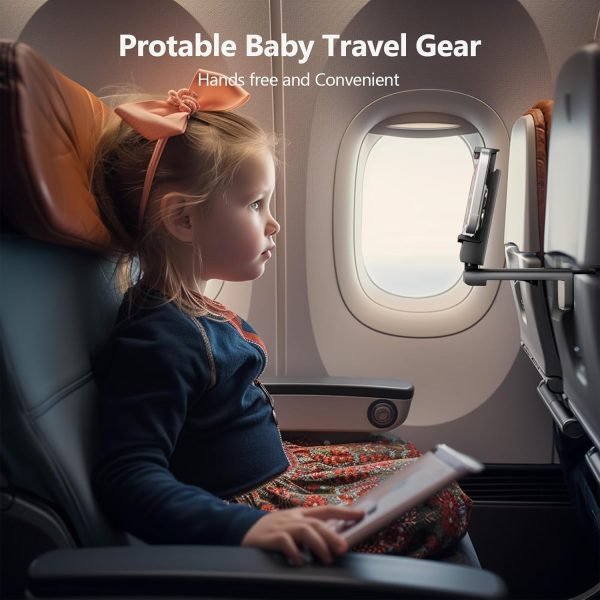 MiiKARE Airplane Travel Essentials Phone Holder, Universal Handsfree Phone Mount... - Image 9