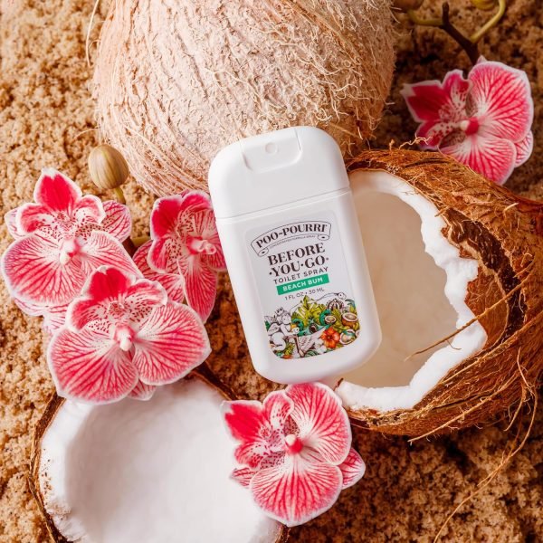 Poo-Pourri Before-You-Go Toilet Spray, Beach Bum, 1 Fl Oz Pocket Travel Size - C... - Image 8