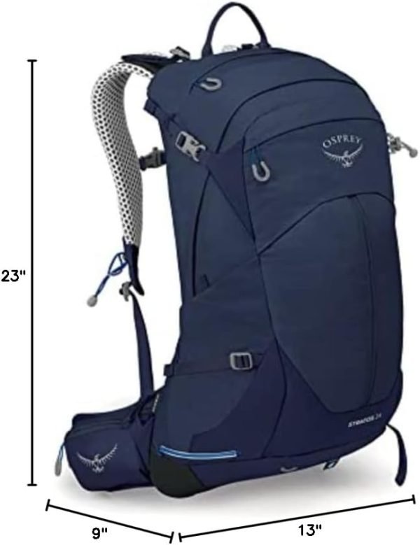 Osprey Stratos 24L Men's Hiking Backpack, Cetacean Blue - Image 11