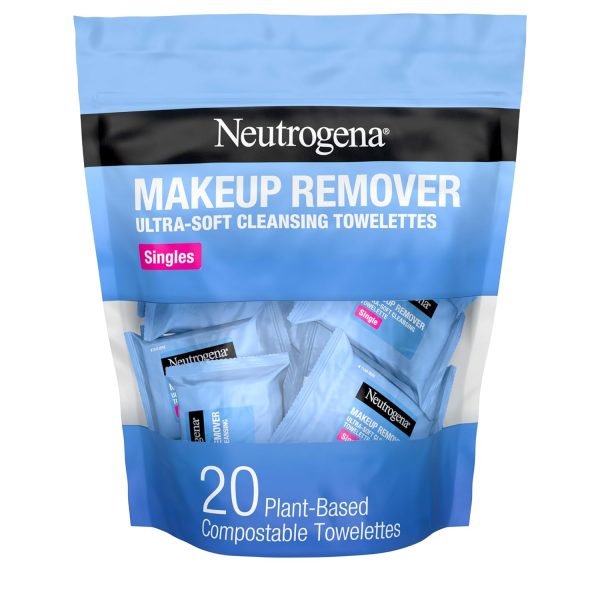 Neutrogena Makeup Remover Wipes Singles, Individually Wrapped Face Wipes, Daily ... - Image 2
