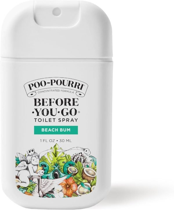 Poo-Pourri Before-You-Go Toilet Spray, Beach Bum, 1 Fl Oz Pocket Travel Size - C... - Image 2