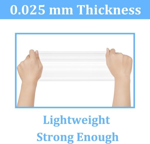 Disposable Rain Ponchos For Adults- Transparent Waterproof Ponchos With Hood,Eme... - Image 4