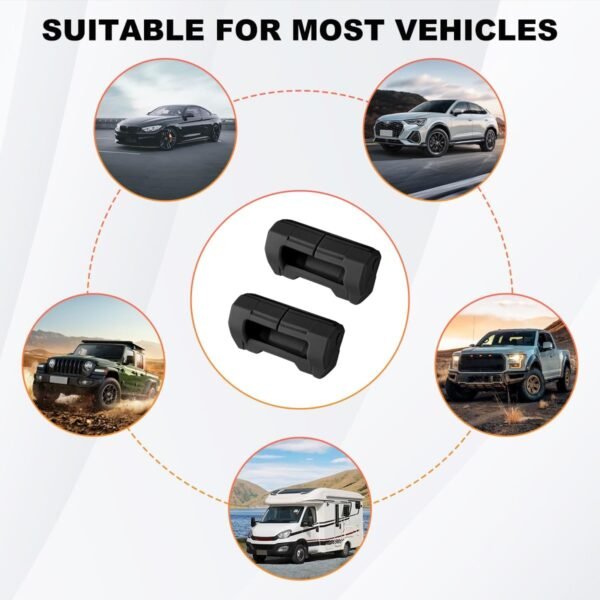 2PCS Car Seat Belt Buckle Covers, Anti-Scratch Silicone Seatbelt Clip Protective... - Image 7