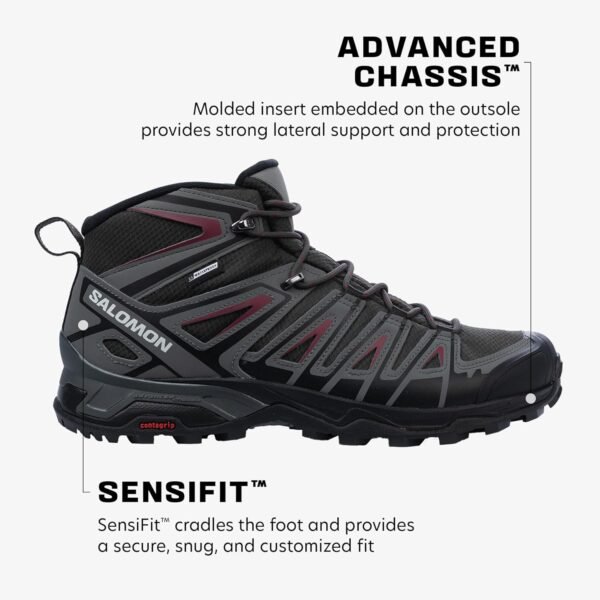 Salomon Men's X Ultra Pioneer Mid Climasalomon Waterproof Hiking Boot - Image 3