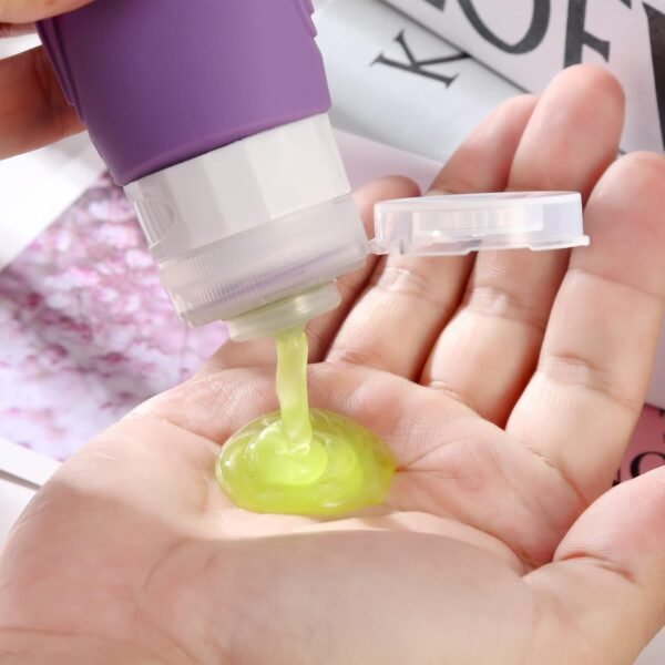 Travel Bottles for Toiletries, Tsa Approved 3oz Travel Size Containers BPA Free ... - Image 5