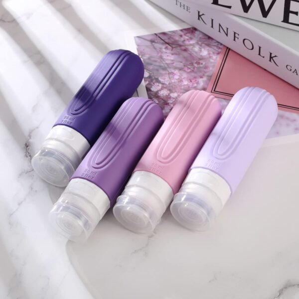 Travel Bottles for Toiletries, Tsa Approved 3oz Travel Size Containers BPA Free ... - Image 7