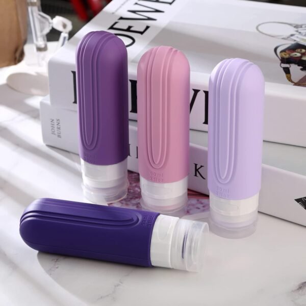 Travel Bottles for Toiletries, Tsa Approved 3oz Travel Size Containers BPA Free ... - Image 9
