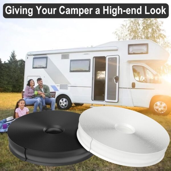RV Trim Molding Insert 1'' Heavy-Duty Vinyl Trim Insert, RV Weather Stripping Ex... - Image 6