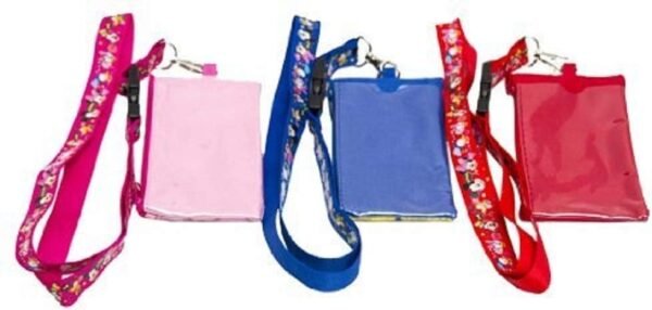 3 X Disney Mickey Minnie & Friends Lanyard with ID Badge Holder Wallet Coin Purs... - Image 3