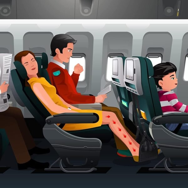 Foot Rest,Airplane Footrest Made with Premium Memory Foam,Portable Travel Essent... - Image 6