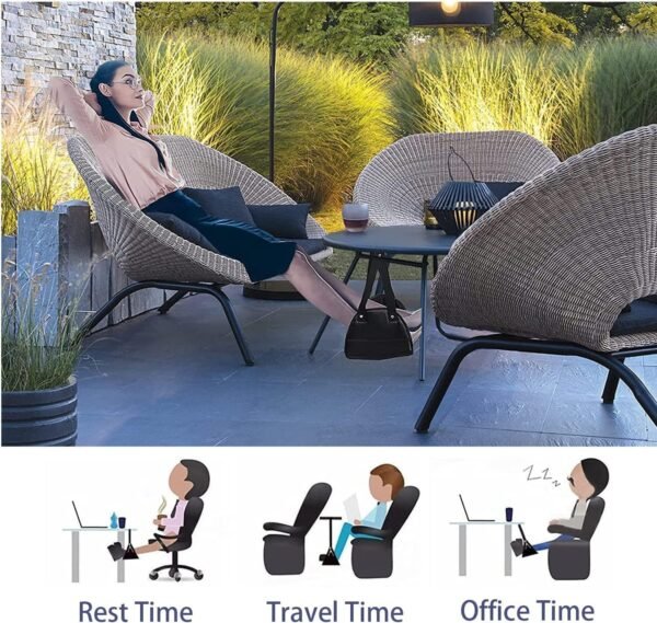 Foot Rest,Airplane Footrest Made with Premium Memory Foam,Portable Travel Essent... - Image 7