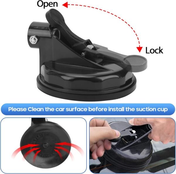 Kayak Roller, Kayak Loader Assist with Heavy-Duty Suction Cups Boat Roller Load ... - Image 8