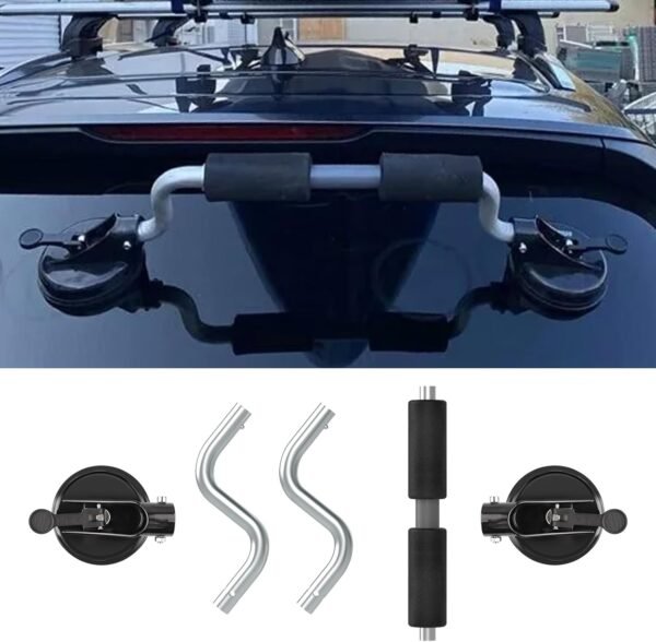 Kayak Roller, Kayak Loader Assist with Heavy-Duty Suction Cups Boat Roller Load ... - Image 10