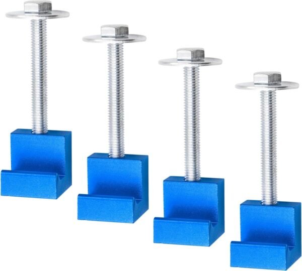 4 PCS Truck Tool Box Mounting Clamps, Aluminum Alloy J Hook Crossover Pickup Too... - Image 2
