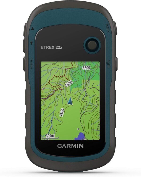 Garmin 010-02256-00 eTrex 22x, Rugged Handheld GPS Navigator, Black/Navy - Image 2