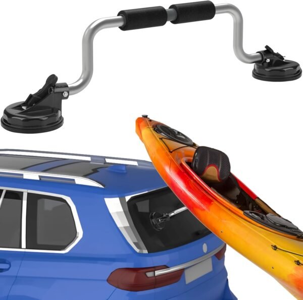 Kayak Roller, Kayak Loader Assist with Heavy-Duty Suction Cups Boat Roller Load ... - Image 2