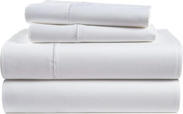 LANE LINEN 100% Egyptian Cotton Sheets Queen Size - 1000 Thread Count White Bed ... - Image 2