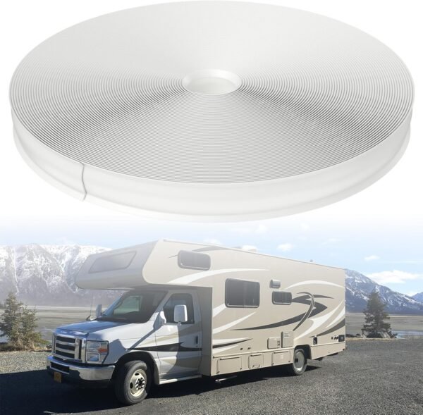 RV Trim Molding Insert 1'' Heavy-Duty Vinyl Trim Insert, RV Weather Stripping Ex... - Image 2