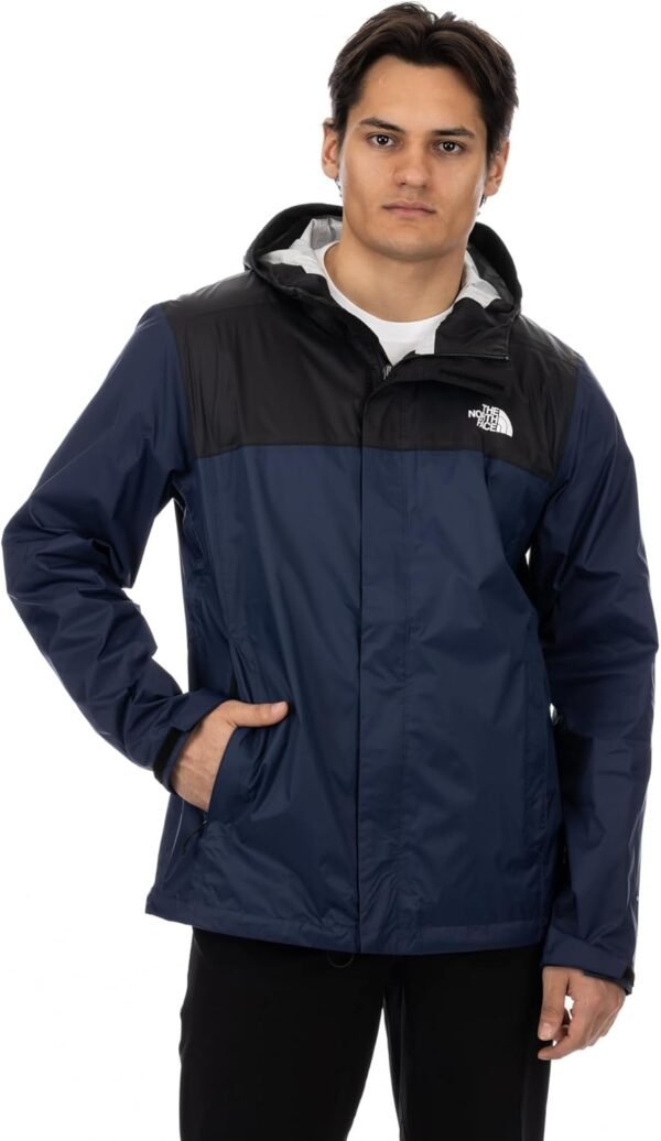 THE NORTH FACE Men’s Venture 2 Waterproof Hooded Rain Jacket - Image 2