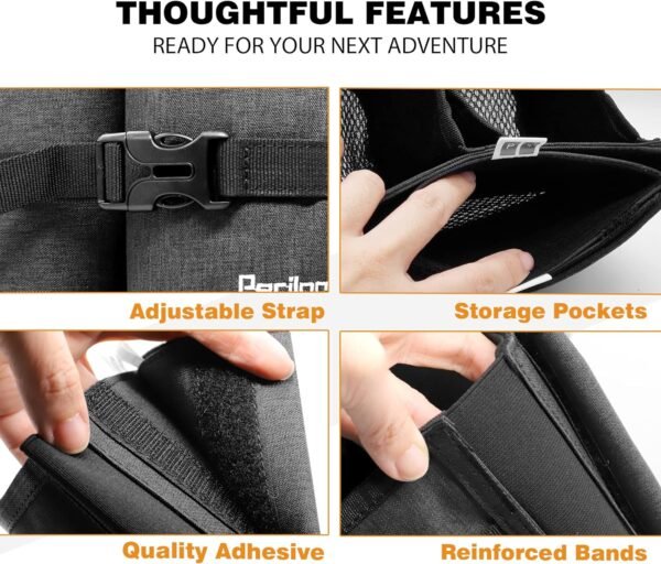 Perilogics Luggage Travel Cup Holder Hands Free Drink Caddy for Suitcase Handle.... - Image 6