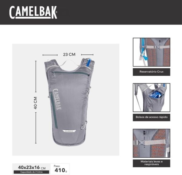CamelBak Classic Light Bike Hydration Pack 70oz - Image 3