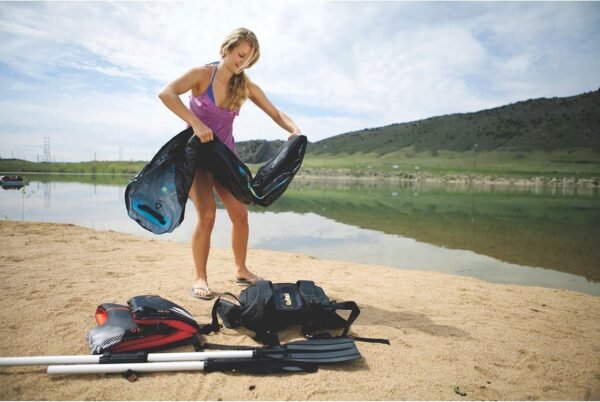 Sevylor QuickPak K1 1-Person Inflatable Kayak, Kayak Folds into Backpack with 5-... - Image 8