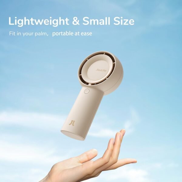 JISULIFE Handheld Portable Turbo Fan [16H Max Cooling Time], 4000mAh USB Recharg... - Image 8