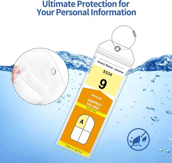 8 Pack Luggage Tags for Cruise Ship Essentials for NCL, Princess, Carnival, Roya... - Image 6