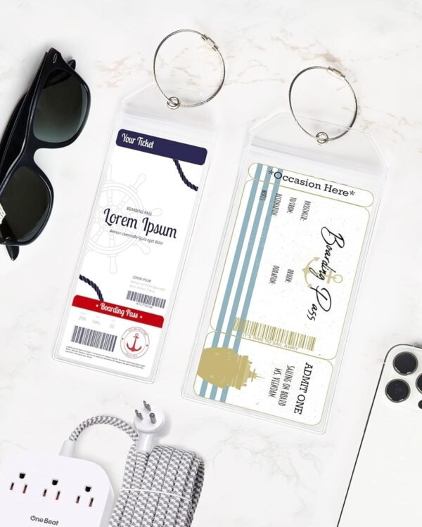 8 Pack Luggage Tags for Cruise Ship Essentials for NCL, Princess, Carnival, Roya... - Image 8