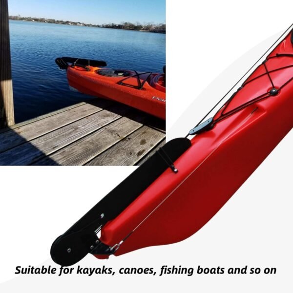 Kayak Rudders Kit, Canoeing Rudder Replacement Parts, Tail Vane Rudder Set for S... - Image 4