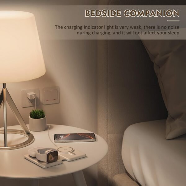 Magnetic Wireless Charger for iPhone: 3 in 1 Travel Charging Station for Apple D... - Image 8