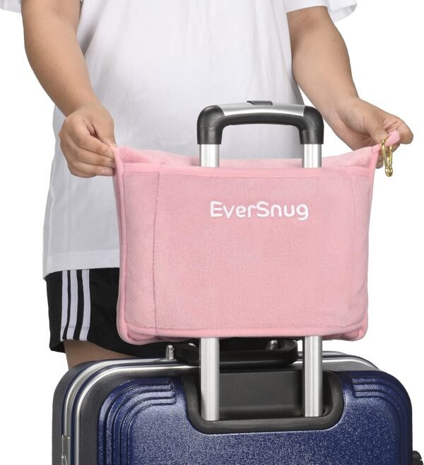EverSnug Travel Blanket and Pillow - Ultra-Soft, Compact & Lightweight, 65x40 In... - Image 5