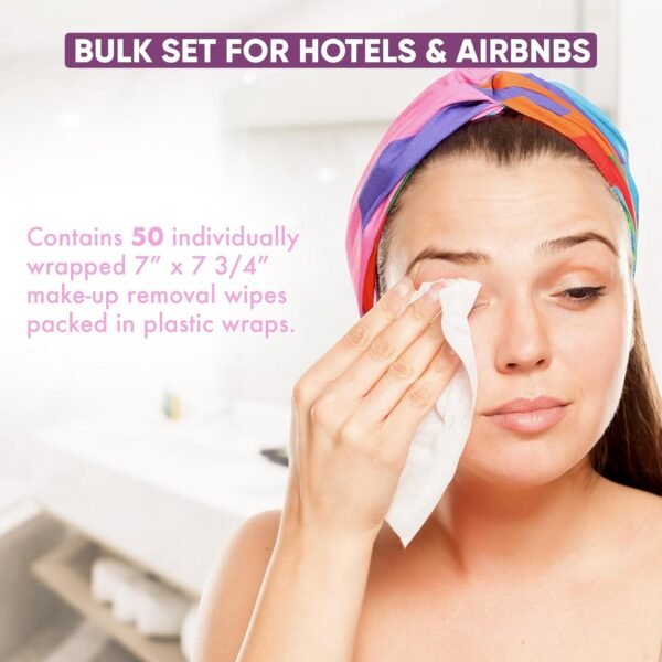 Fresh Aloe Makeup Remover Wipe for Hotel, AirBnB, VRBO, Vacation Rental (Case of... - Image 4