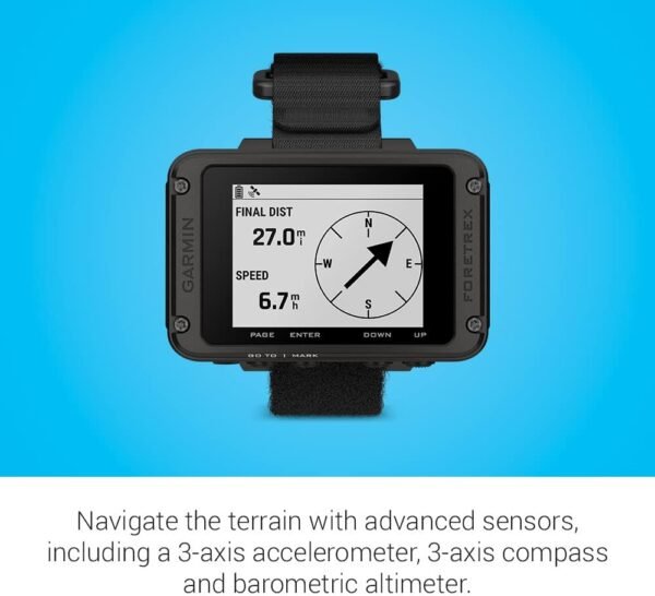 Garmin Foretrex 801, Wrist-Mounted GPS Navigation with Strap, Upgraded Multi-Ban... - Image 4