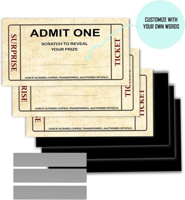 Surprise Reveal Card, Custom Boarding Pass Ticket, Surprise birthday, Personaliz... - Image 3
