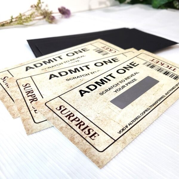 Surprise Reveal Card, Custom Boarding Pass Ticket, Surprise birthday, Personaliz... - Image 4
