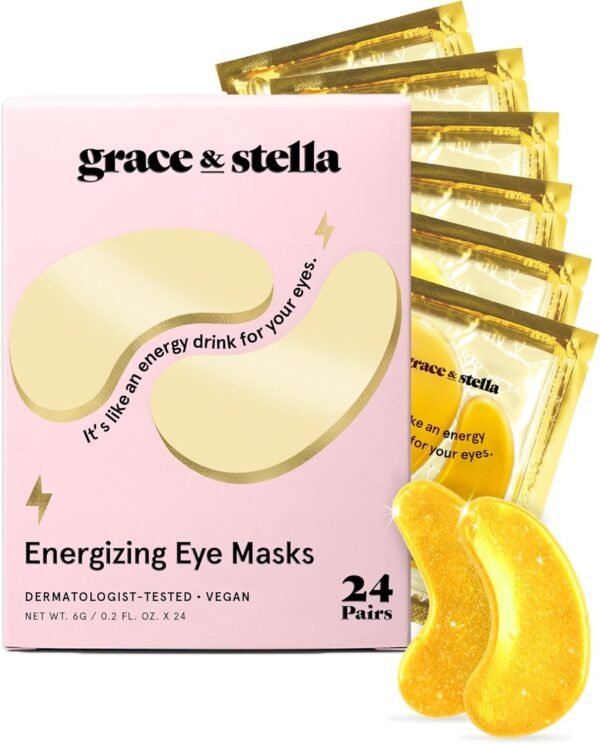 grace & stella Under Eye Mask - Gifts for Women - Travel Essentials - Reduce Dar... - Image 11