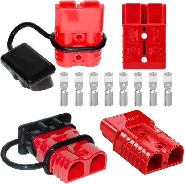 Anderson Connector 4 Pcs, 175 Amp 12v Batteries Quick Connect/Disconnect Plug Ki... - Image 2