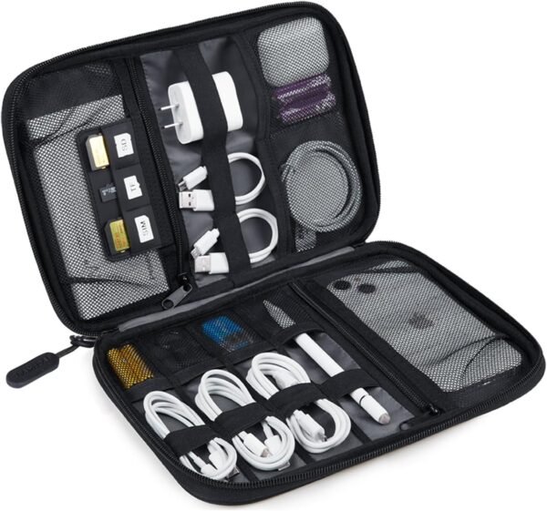 BAGSMART Electronics Travel Organizer Case, Tech Accessories Cord Storage Bag fo... - Image 2