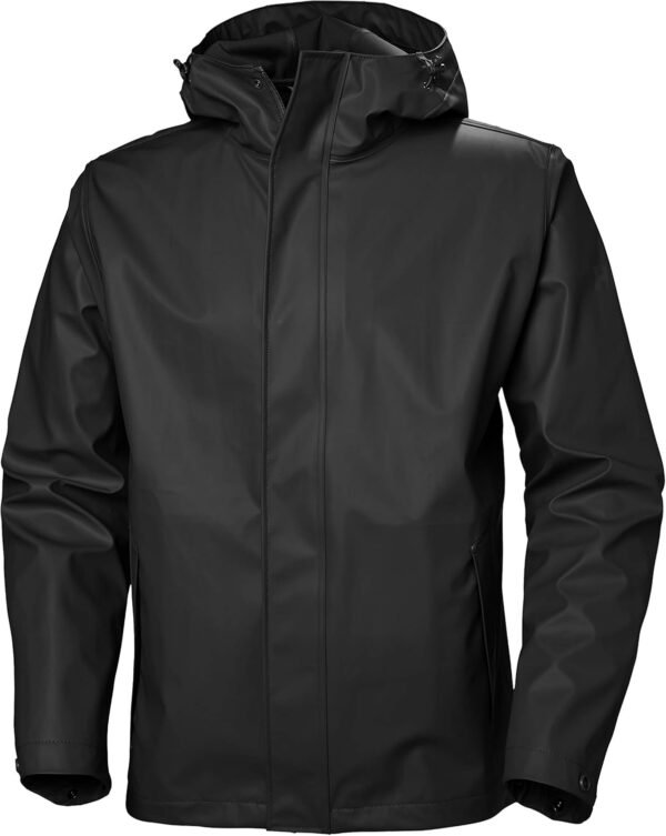 Helly-Hansen mens Moss Hooded Waterproof Windproof Raincoat Jacket - Image 2
