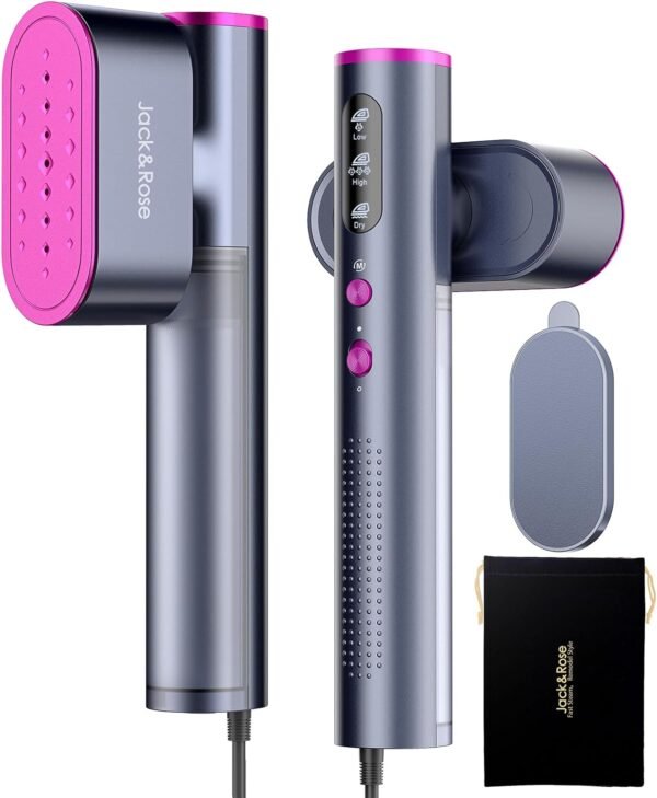 Jack ＆ Rose Travel Steamer for Clothes,110-220V Portable Steamer,15s Heat Up,Ste... - Image 2