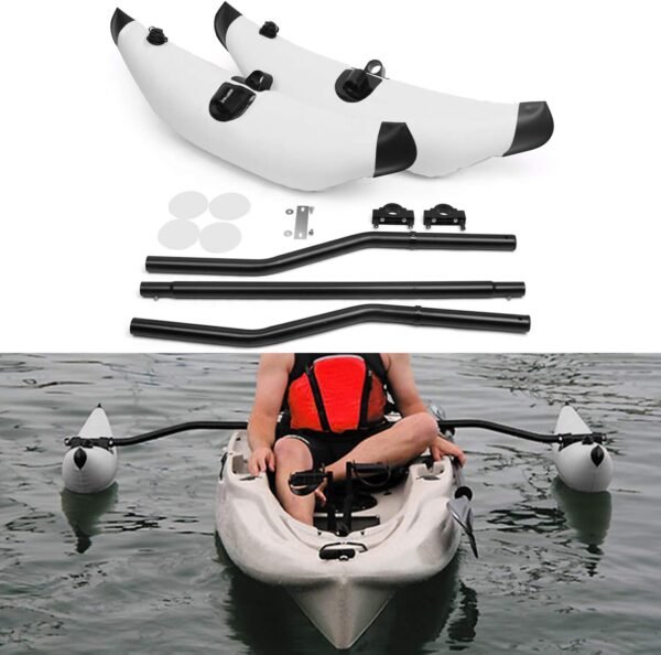 Lixada Kayak Stabilization System, Kayak PVC Inflatable Outrigger Float with Sid... - Image 2