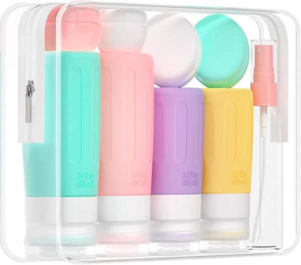 Morfone 16 Pack Travel Bottles Set for Toiletries, TSA Approved Travel Container... - Image 2