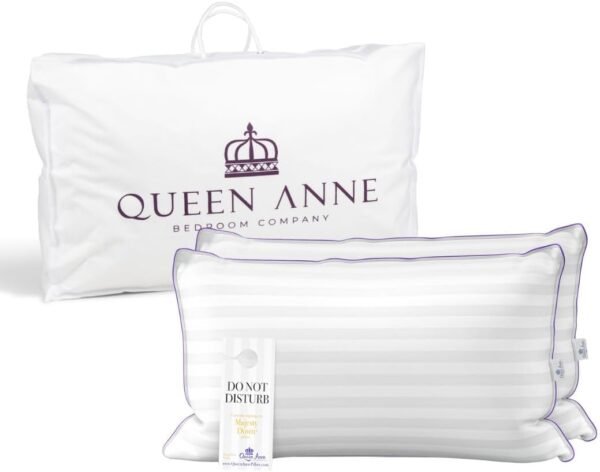 Queen Anne Luxury Hotel Pillows - Two Pack (2) - Majesty Down - Synthetic Down A... - Image 6