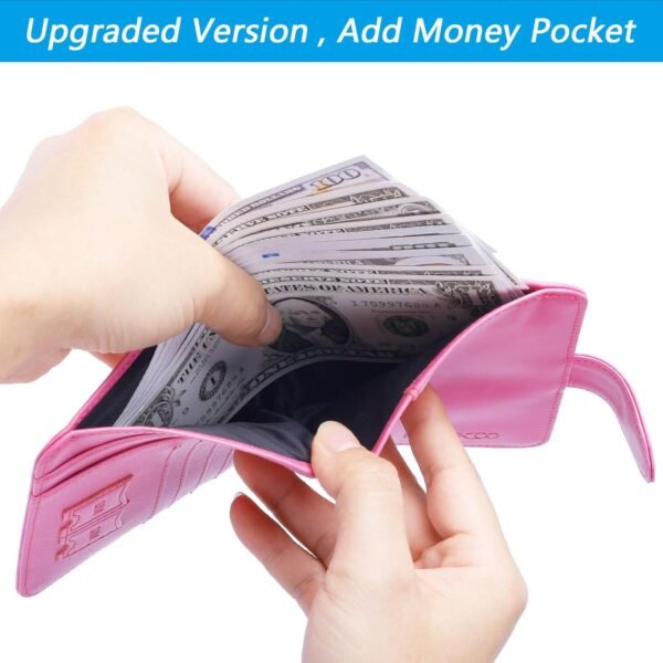 Passport Holder Cover Wallet RFID Blocking Leather Card Case Travel Accessories ... - Image 6