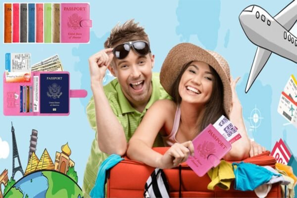 Passport Holder Cover Wallet RFID Blocking Leather Card Case Travel Accessories ... - Image 7