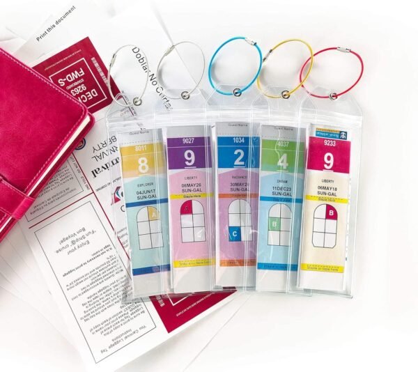Cruise Luggage Tag Holder for Royal Caribbean & Celebrity 5 Pack, Cruise Ship Es... - Image 6