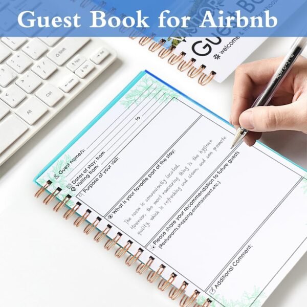 Visitor Guest Book for Airbnb, Vacation Home, Vacation Rentals, Beach House, Reg... - Image 6